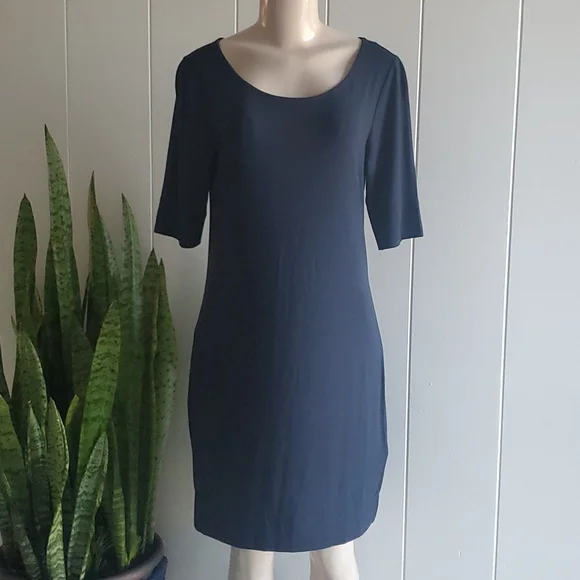jones new york t shirt dress Jones New York T-Shirt Dress Size Large Lightweight Maroon Sleeve Casual Stretch